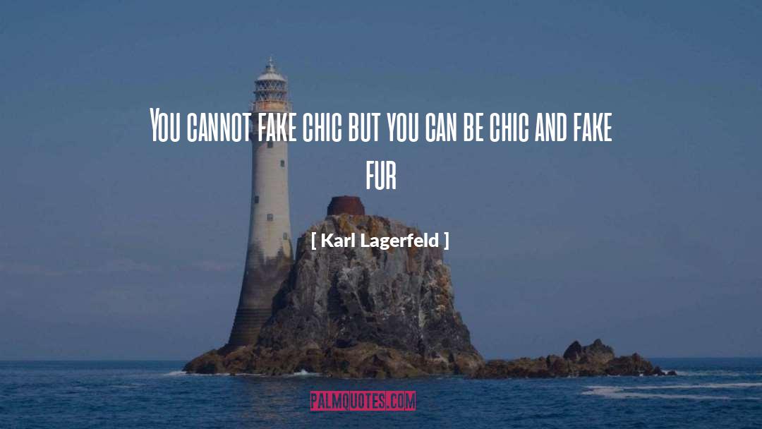 Chic quotes by Karl Lagerfeld