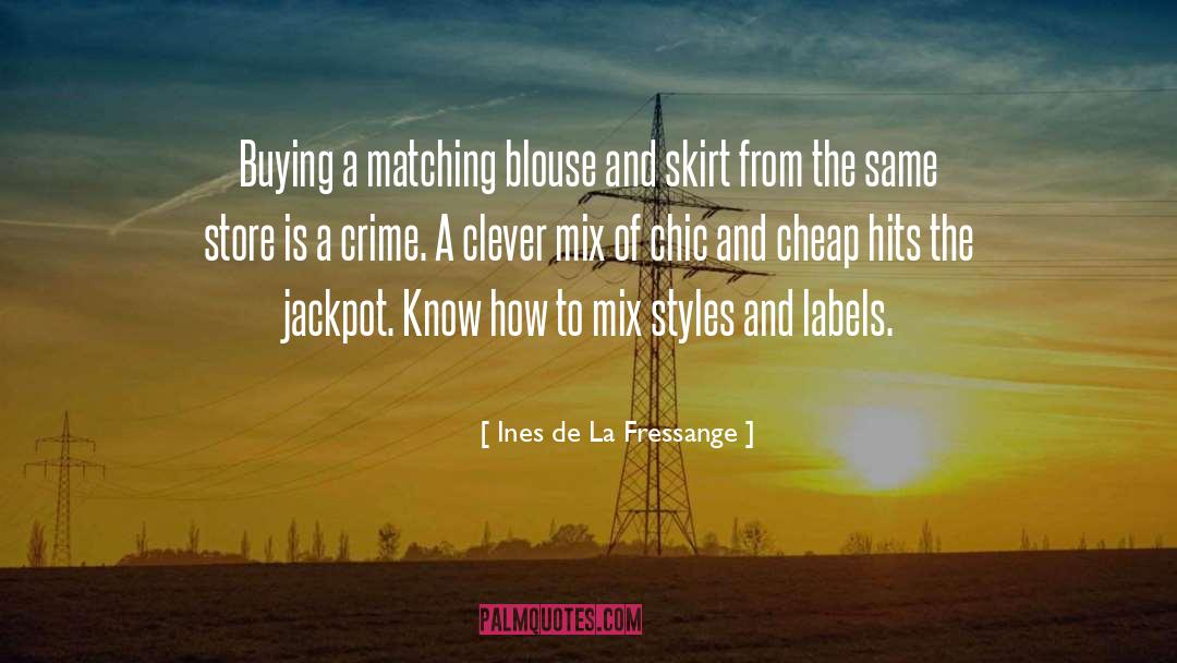 Chic quotes by Ines De La Fressange