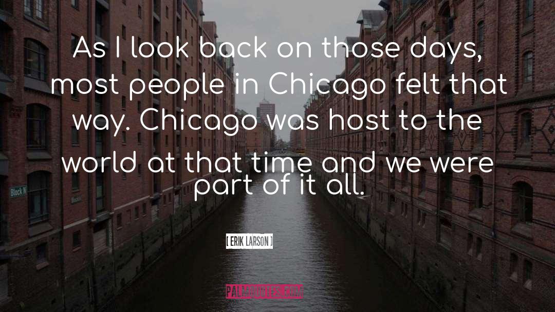 Chicago Blackhawk quotes by Erik Larson