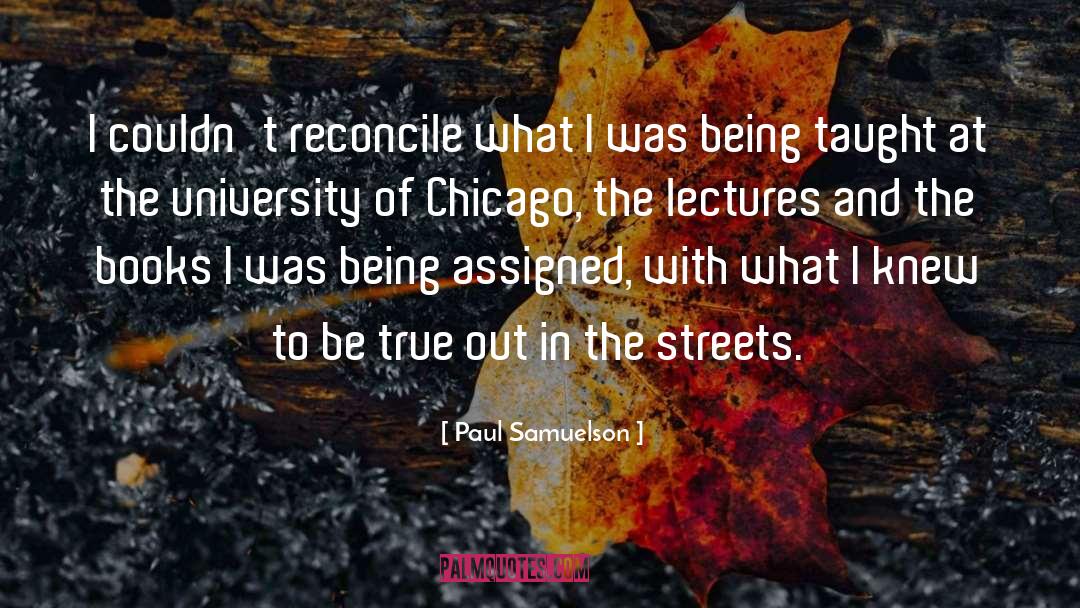 Chicago Outfit quotes by Paul Samuelson