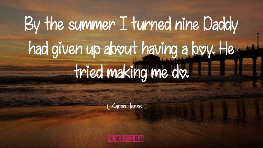 Chicago Summer quotes by Karen Hesse