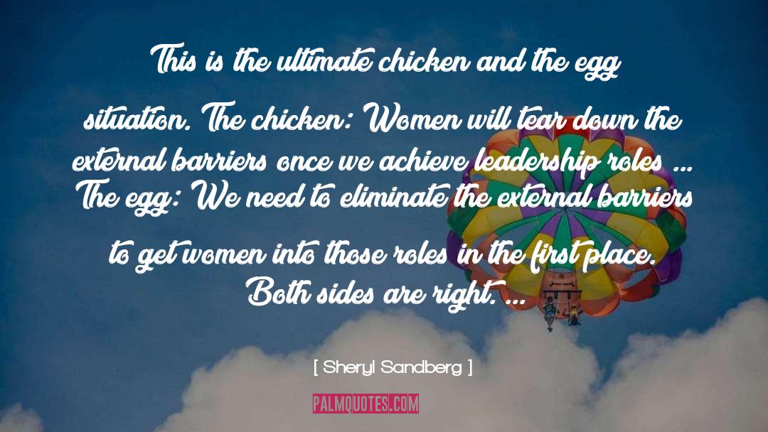 Chicken Egg Stuff quotes by Sheryl Sandberg