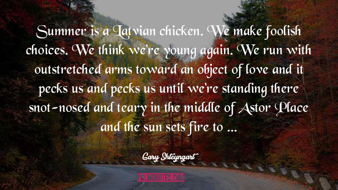 Chicken quotes by Gary Shteyngart
