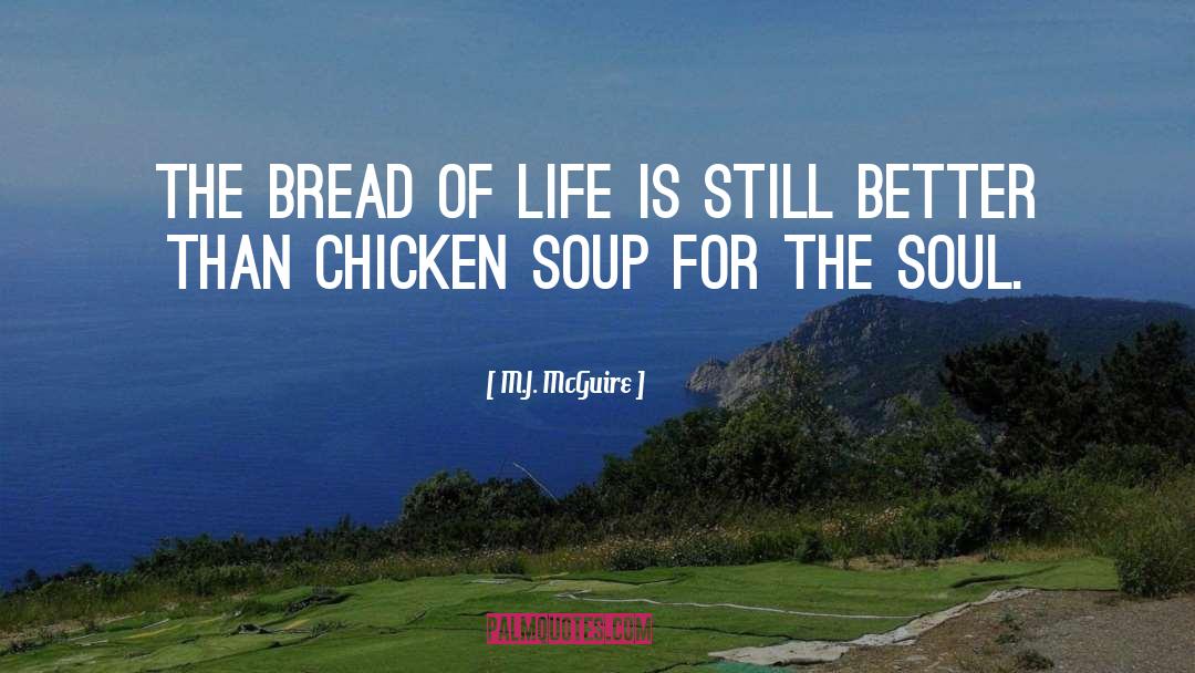 Chicken quotes by M.J. McGuire