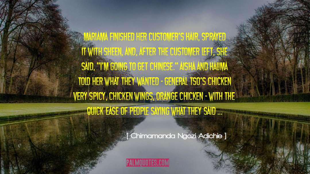 Chicken Wings quotes by Chimamanda Ngozi Adichie