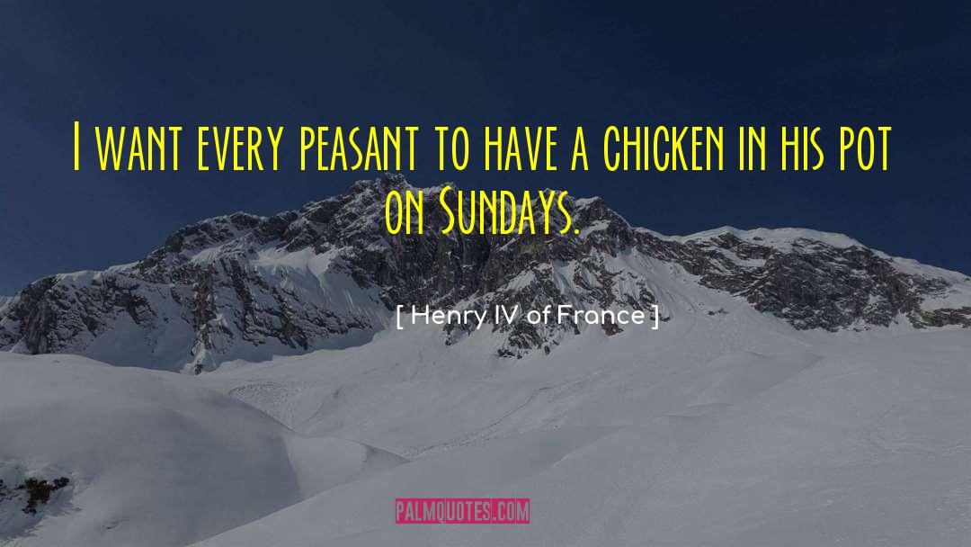 Chicken Yard quotes by Henry IV Of France