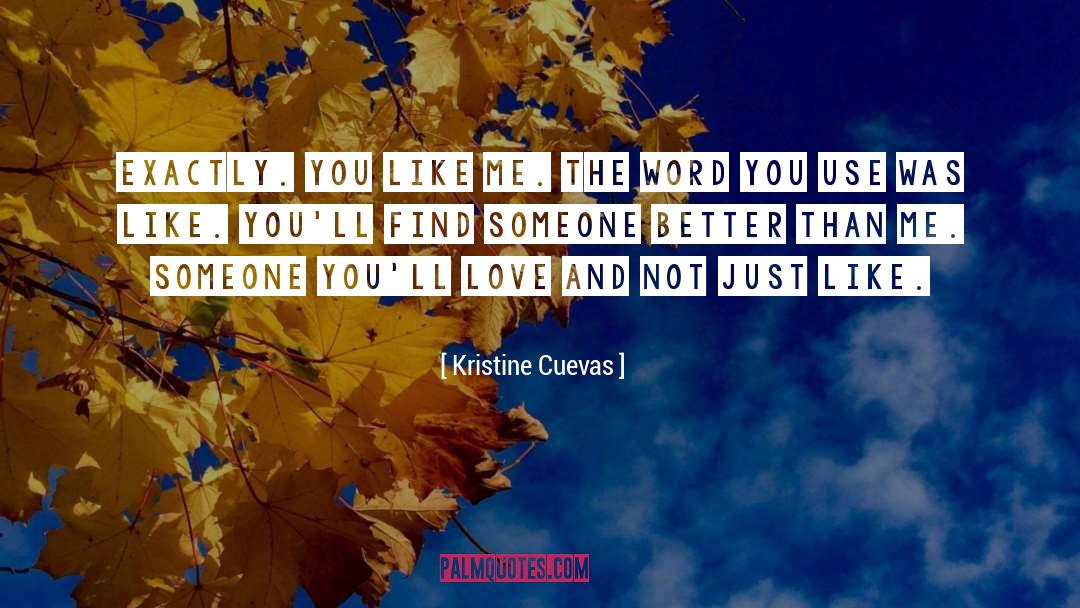 Chicklit quotes by Kristine Cuevas