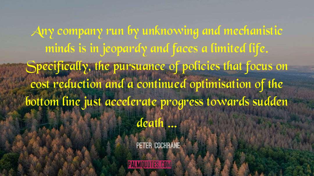 Chiefly Company quotes by Peter Cochrane