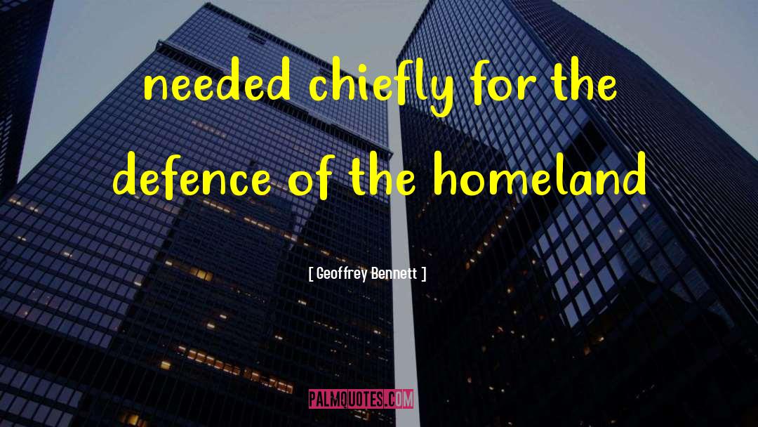 Chiefly quotes by Geoffrey Bennett