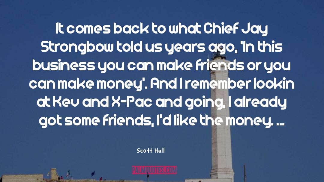 Chiefs quotes by Scott Hall