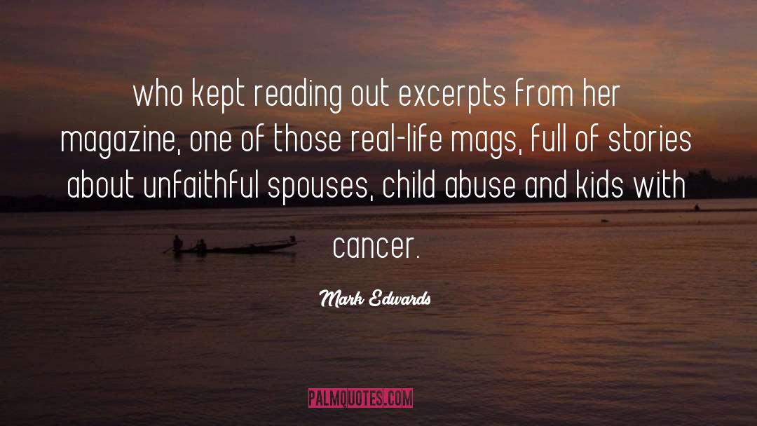 Child Abuse Awareness quotes by Mark Edwards