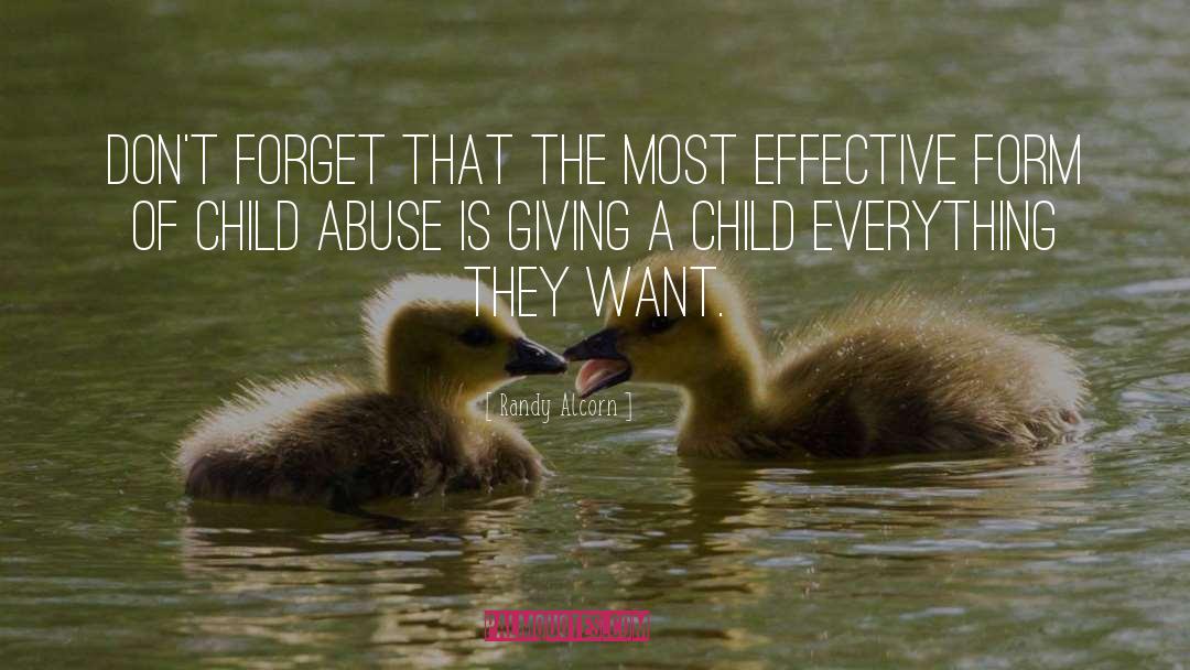 Child Abuse Denial quotes by Randy Alcorn