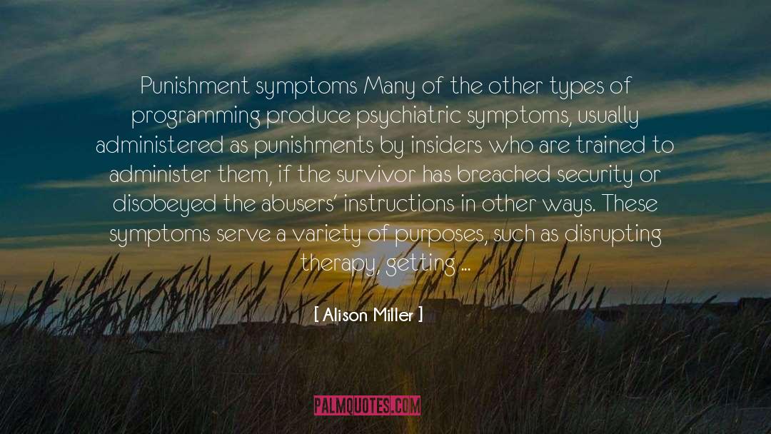 Child Abuse Survivor quotes by Alison Miller