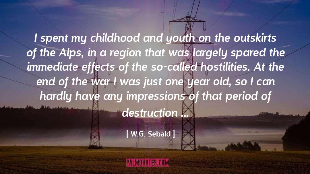 Child Alters quotes by W.G. Sebald