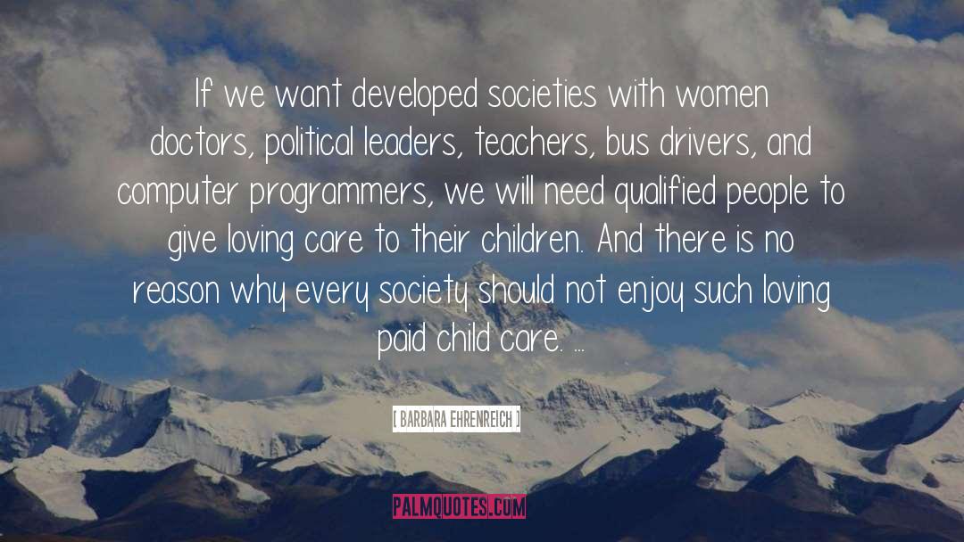 Child Care quotes by Barbara Ehrenreich