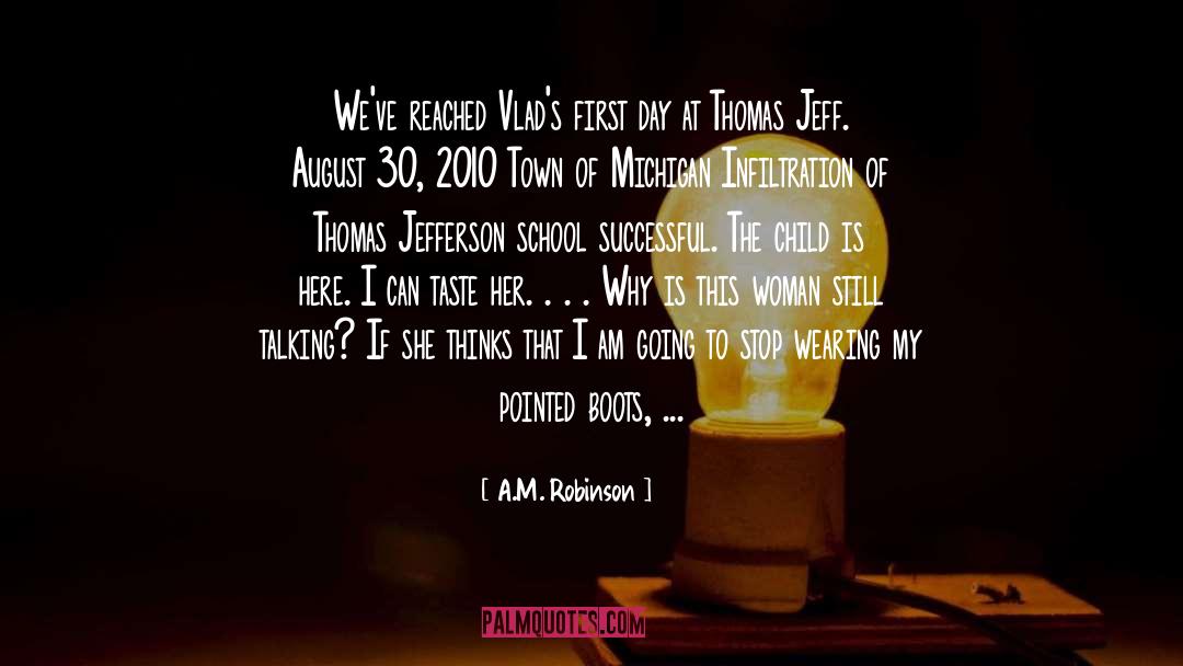 Child Childhood quotes by A.M. Robinson