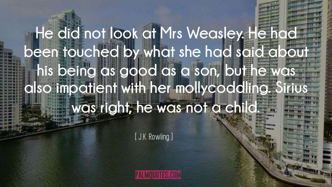 Child Did Not Qualify quotes by J.K. Rowling