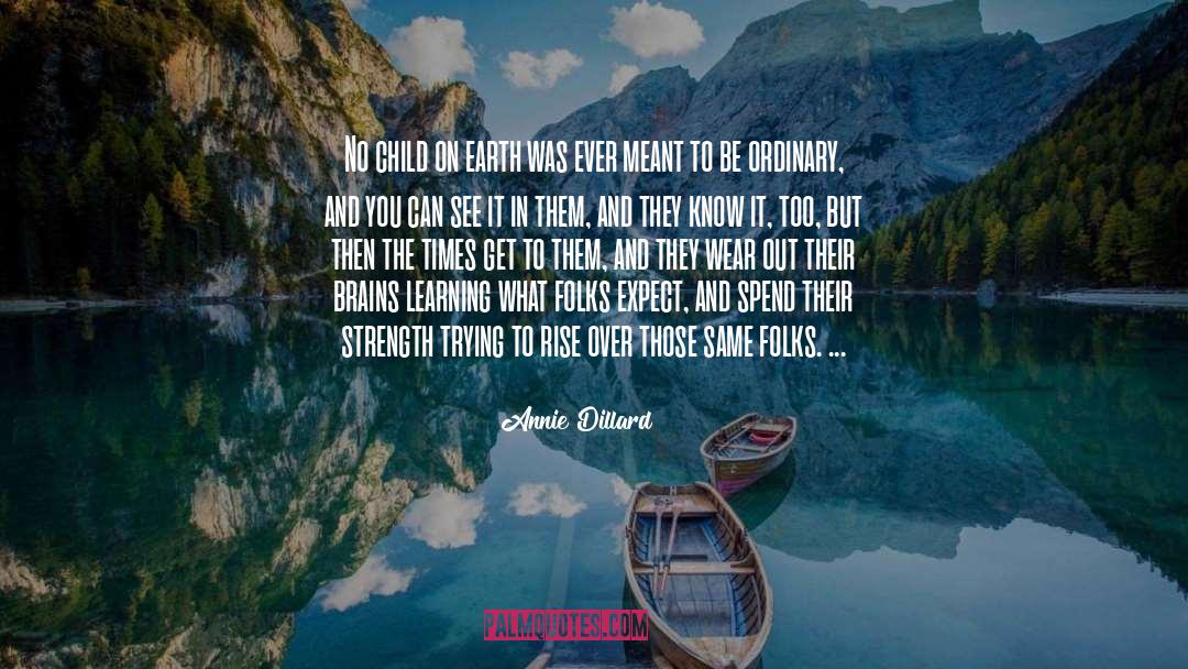 Child Grief quotes by Annie Dillard