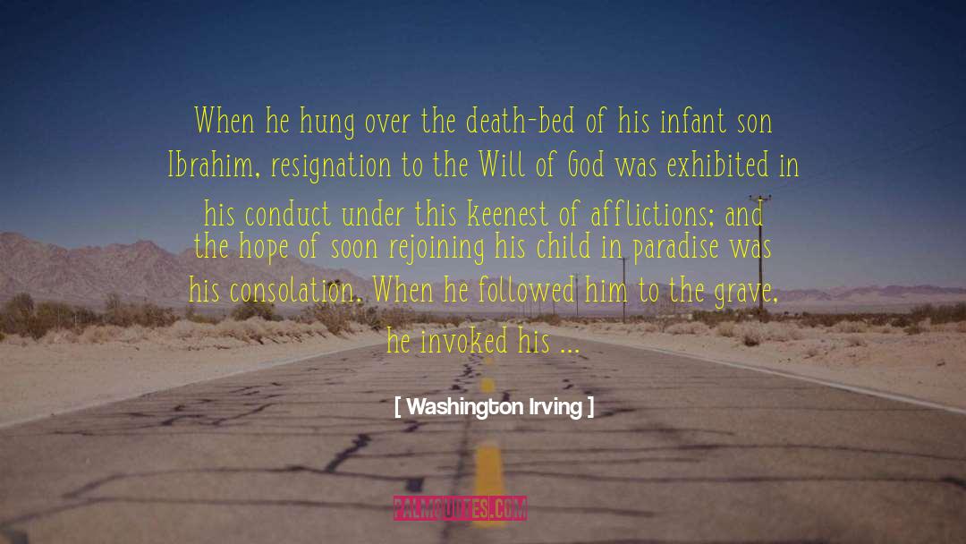 Child Loss quotes by Washington Irving