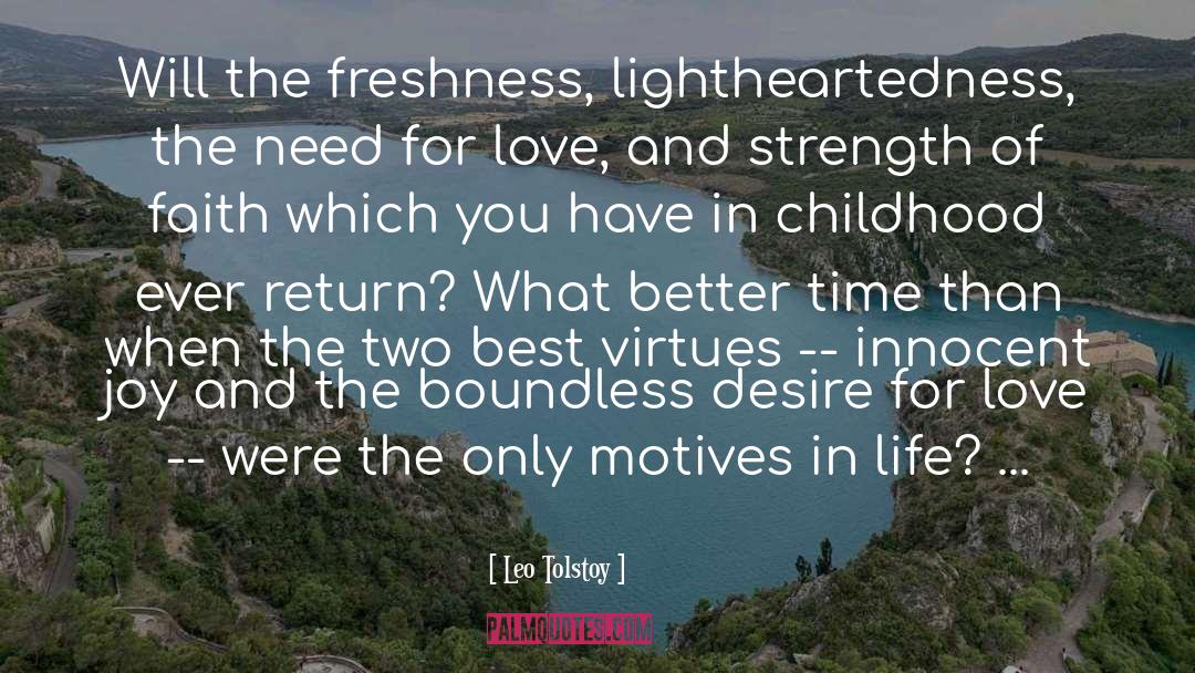 Child Love quotes by Leo Tolstoy