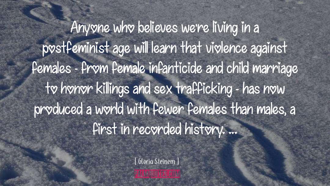 Child Marriage quotes by Gloria Steinem