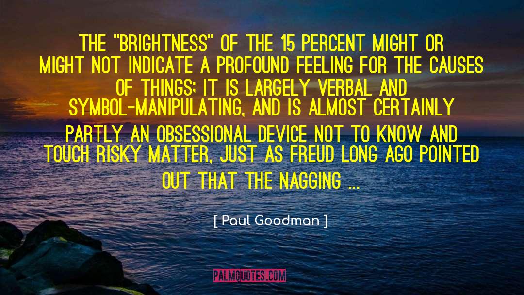 Child Prostitution quotes by Paul Goodman