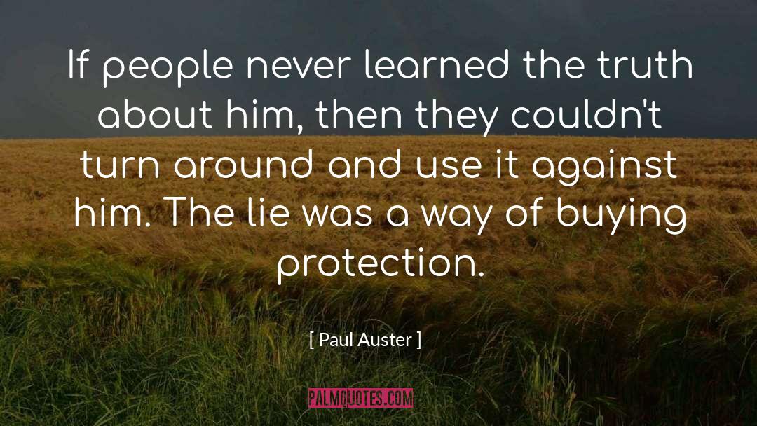 Child Protection quotes by Paul Auster