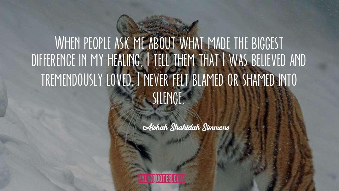 Child Sexual Abuse Survivor quotes by Aishah Shahidah Simmons