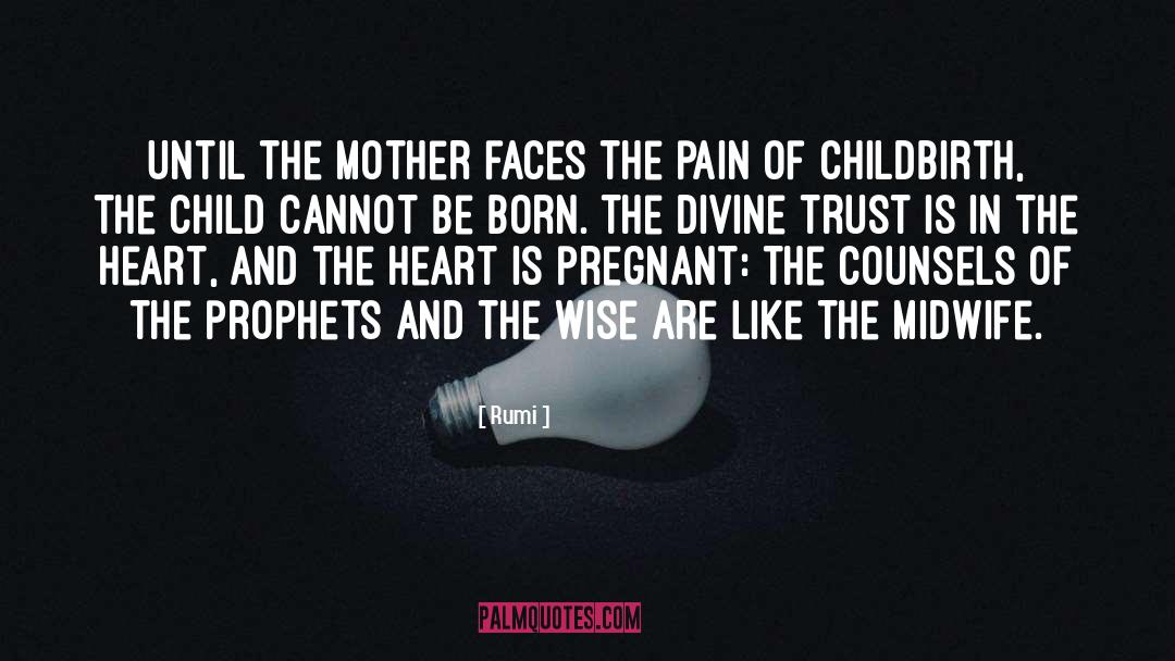 Childbirth quotes by Rumi