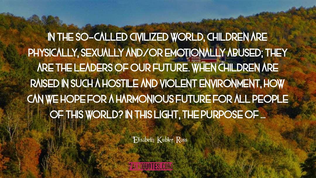 Childcare For Abused quotes by Elisabeth Kubler Ross