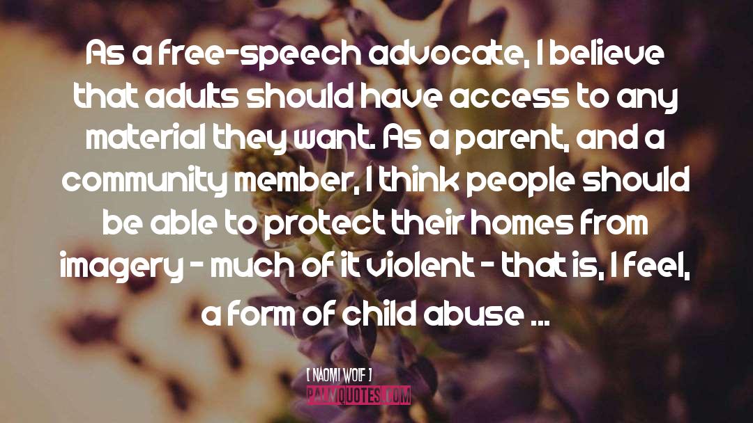 Childhood Abuse quotes by Naomi Wolf