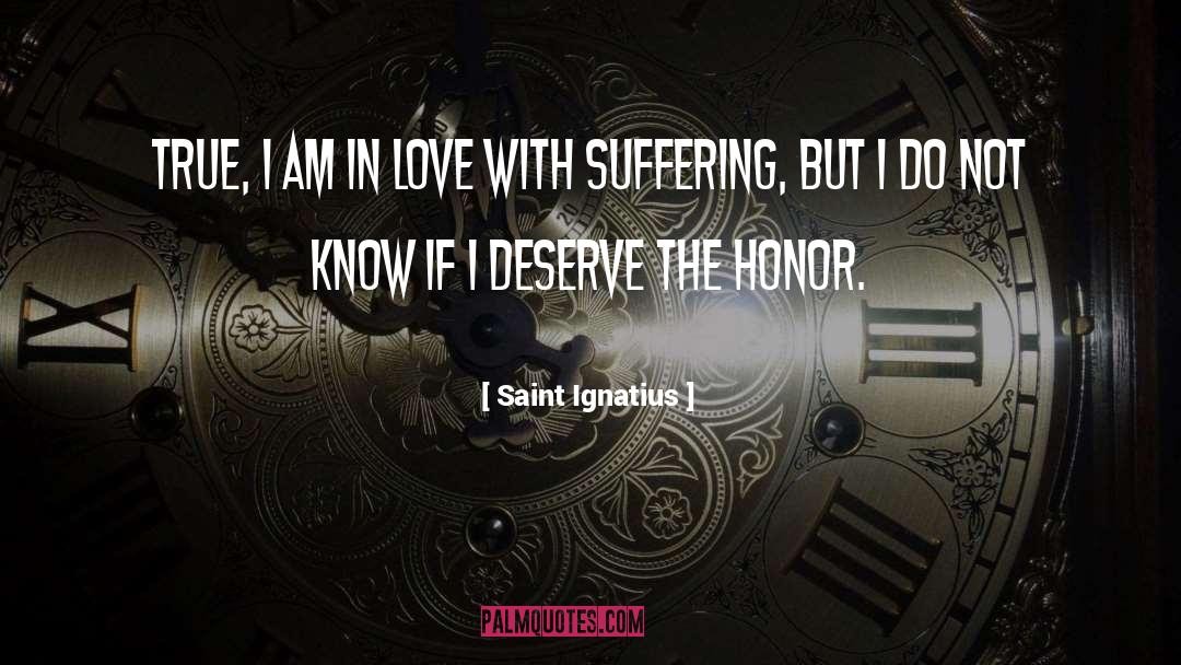 Childhood Suffering quotes by Saint Ignatius