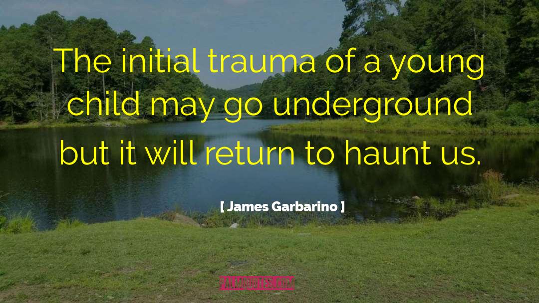 Childhood Trauma quotes by James Garbarino