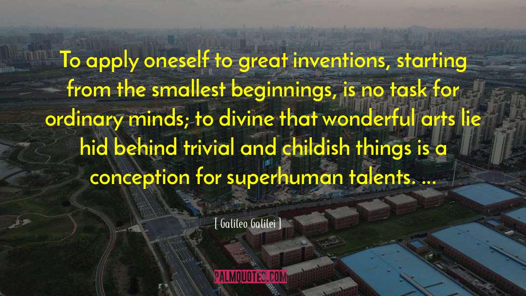 Childish Things quotes by Galileo Galilei