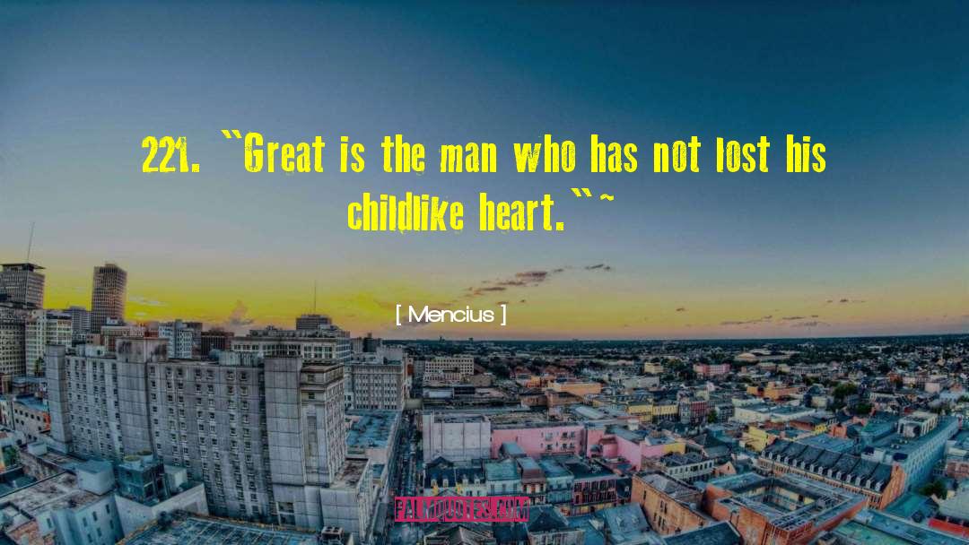 Childlike Heart quotes by Mencius