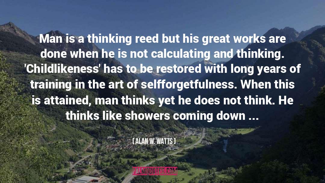 Childlikeness quotes by Alan W. Watts