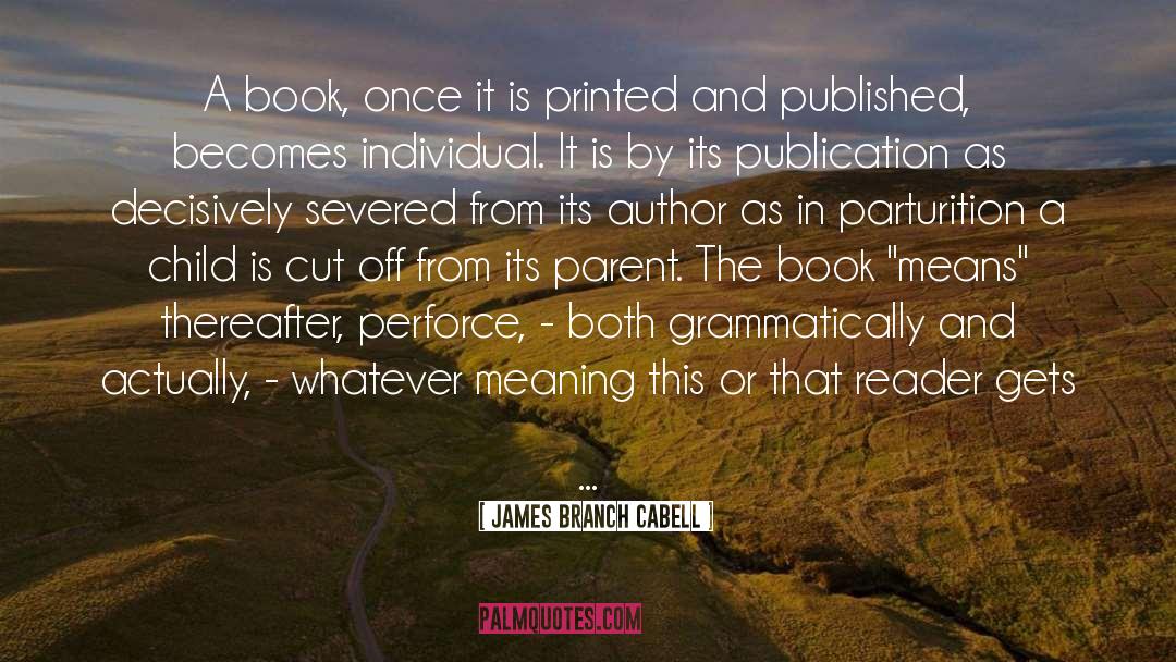 Children Book quotes by James Branch Cabell