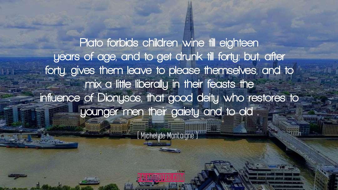 Children Care quotes by Michel De Montaigne