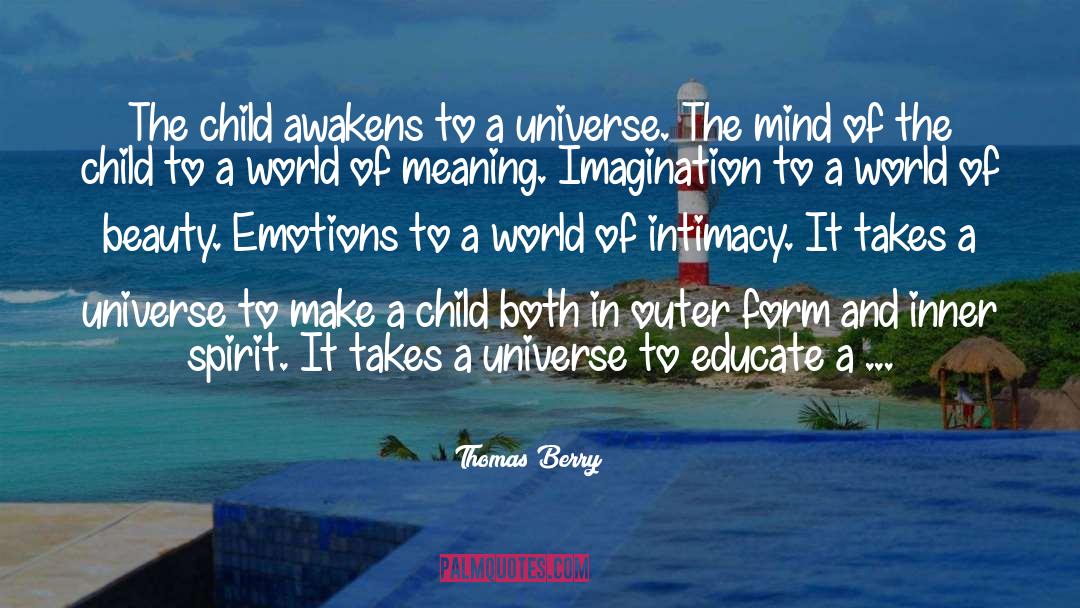 Children Imagination quotes by Thomas Berry