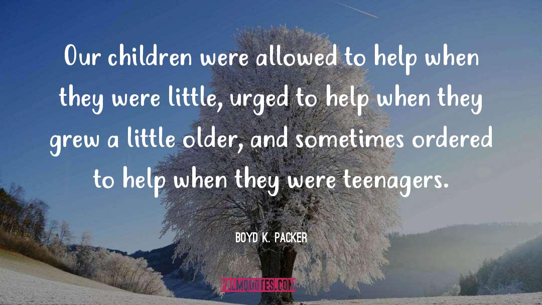 Children Innocence quotes by Boyd K. Packer