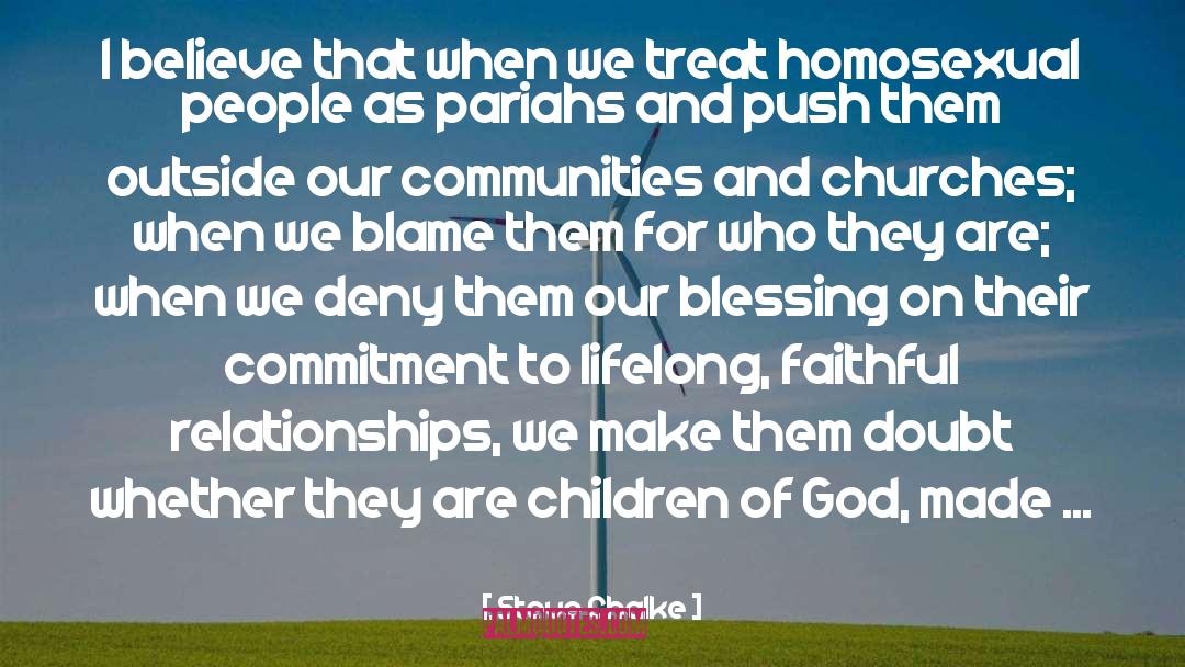 Children Of God quotes by Steve Chalke