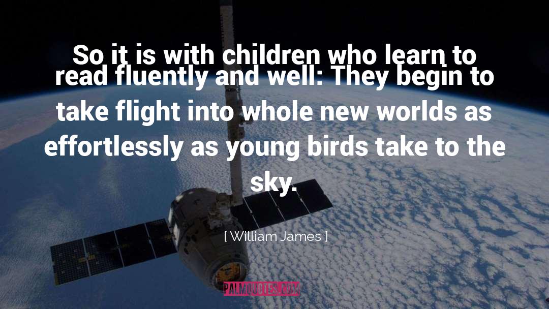 Children Reading quotes by William James