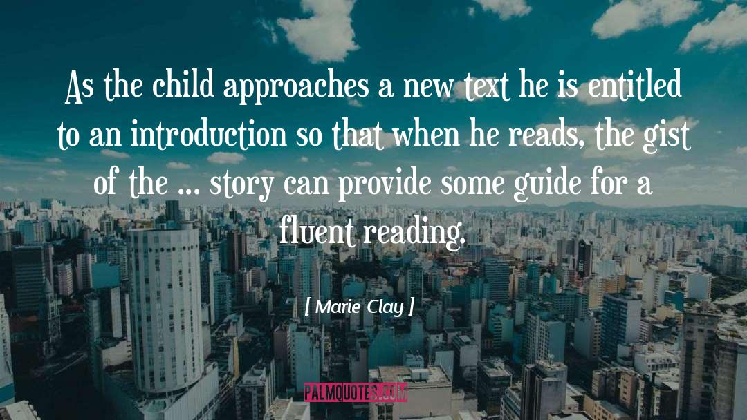 Children Reading quotes by Marie Clay