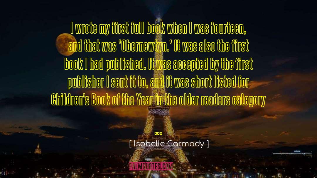 Childrens Book quotes by Isobelle Carmody