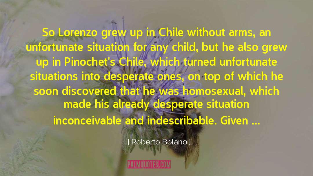 Chile quotes by Roberto Bolano