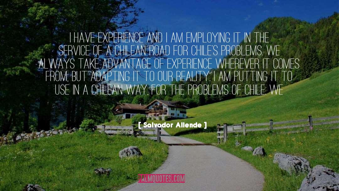 Chile quotes by Salvador Allende