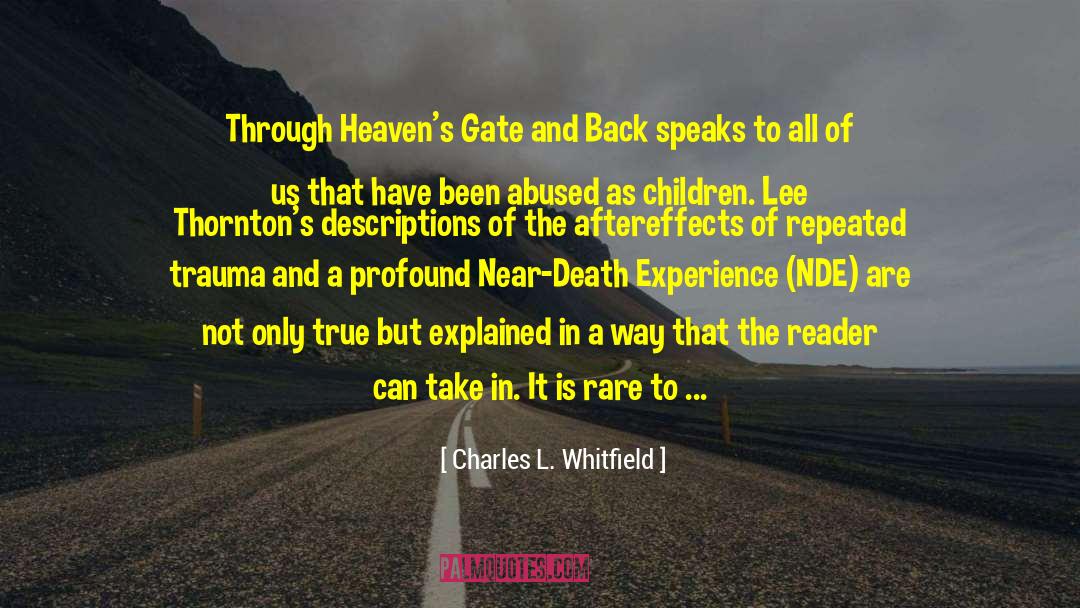 Chilhood Trauma quotes by Charles L. Whitfield