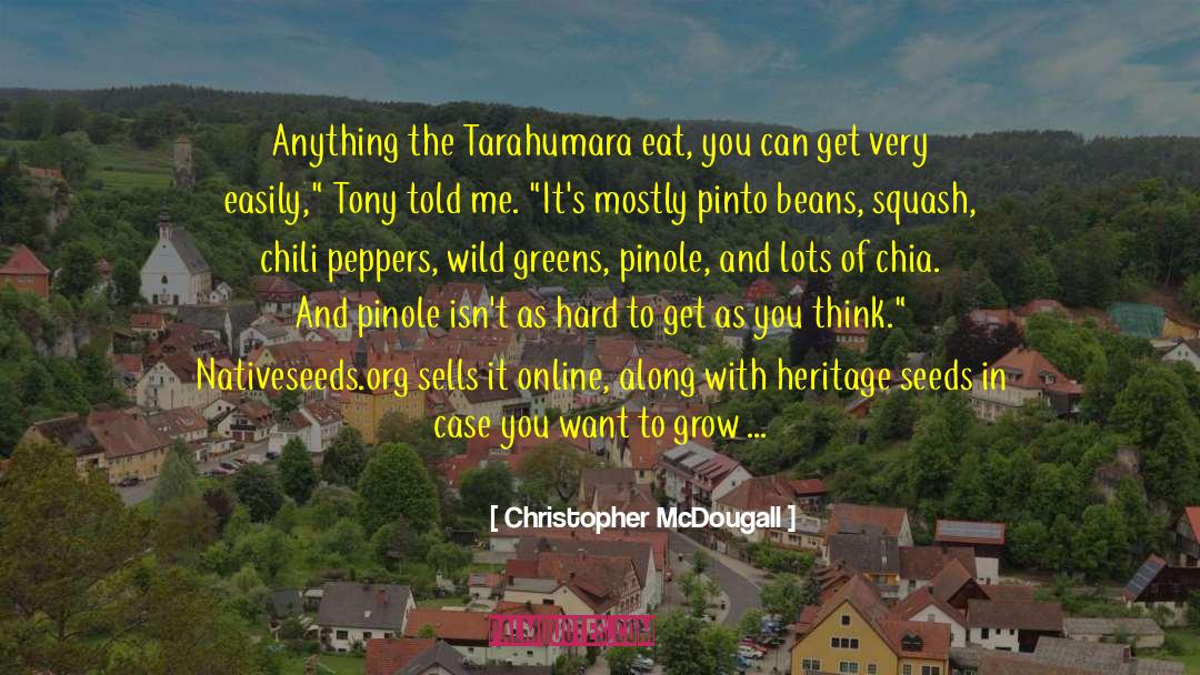 Chili quotes by Christopher McDougall