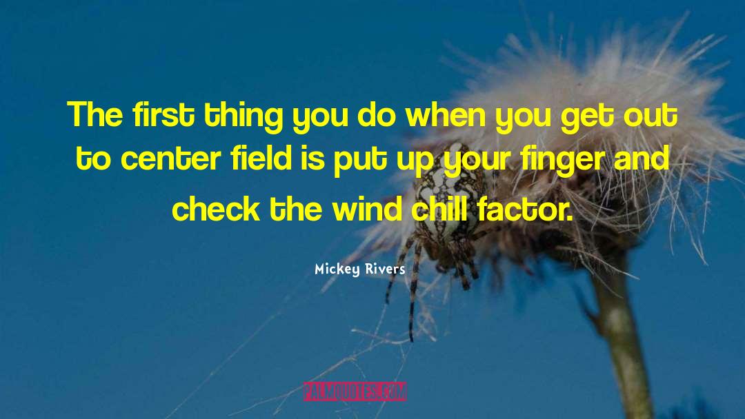 Chill Factor quotes by Mickey Rivers