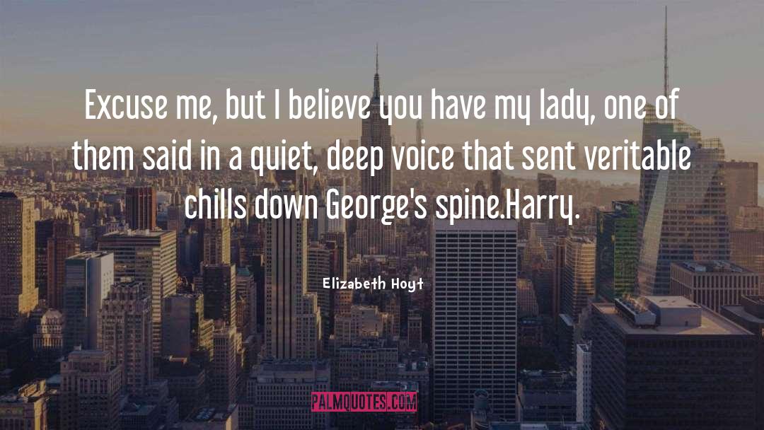 Chills quotes by Elizabeth Hoyt